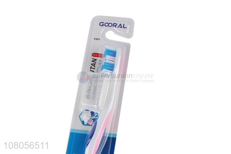 Best selling plastic household adult toothbrush with sheath