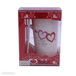 Custom Valentine'S Day Gift Ceramic Mug Set