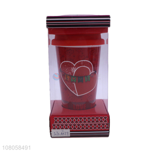 Fashion Design Ceramic Cup With Lid For Gift