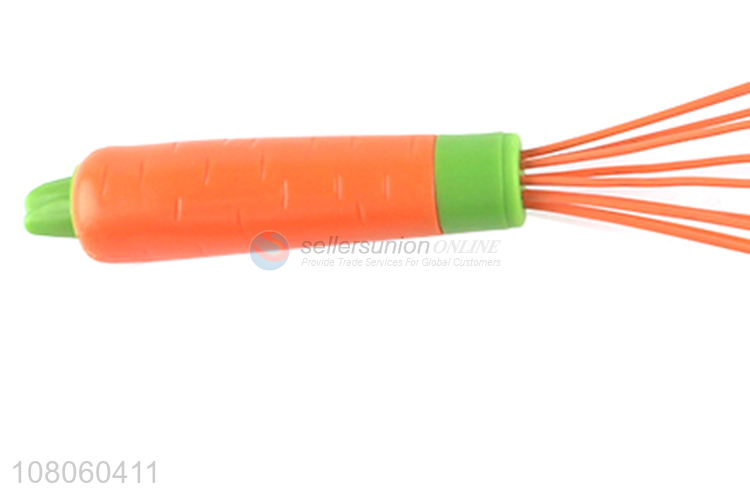 Good sale orange creative carrot egg whisk kitchen gadget