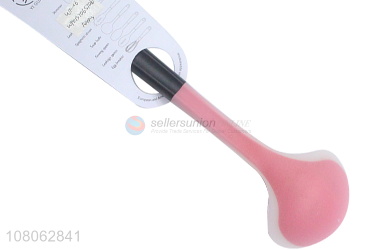 Yiwu factory household silicone utensils soup ladle