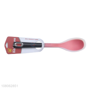 Popular products plastic handle silicone spoon for sale