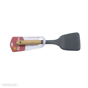 New arrival household cooking spatula with wooden handle