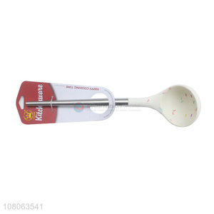 High quality white utensils soup ladle spoon for sale