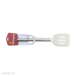 Latest design silicone cooking tools slotted spatula for sale