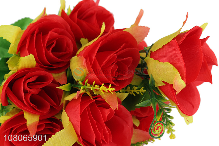 Factory wholesale 12heads wedding decoration artificial flower