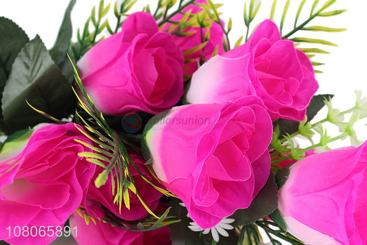 Hot sale 10heads decorative fake flower simulation flower