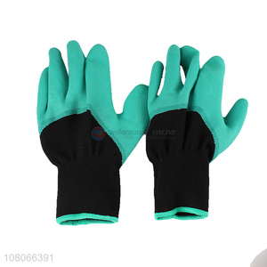 Factory price polyester waterproof safety working gloves