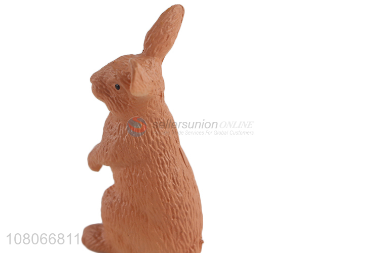 Hot Selling Simulation Rabbit Cartoon Animal Model Toy