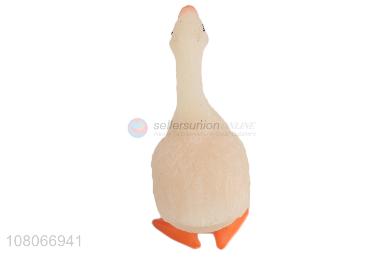 New Design White Goose Simulation Animal Model Toy