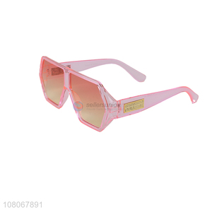 Wholesale fashionable womens sunglasses colorful oversize sunglasses