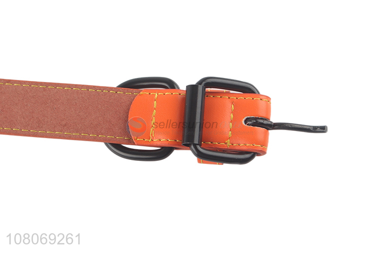 Best Quality Adjustable Dog Collar Leather Pet Collar