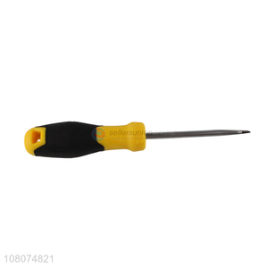 Good quality multi-use plastic handle slotted screwdriver