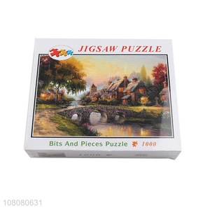 Low price wholesale creative paper DIY educational jigsaw puzzles