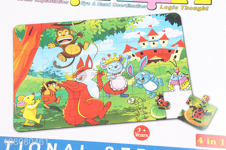 High quality cartoon paper puzzle children educational toys