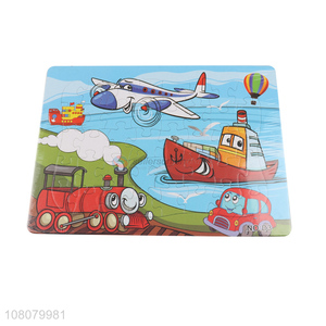 High quality cartoon plane puzzle creative educational toys for kids