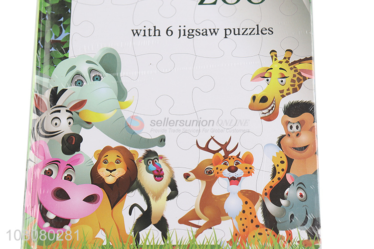 Factory price funny paper puzzles book for children