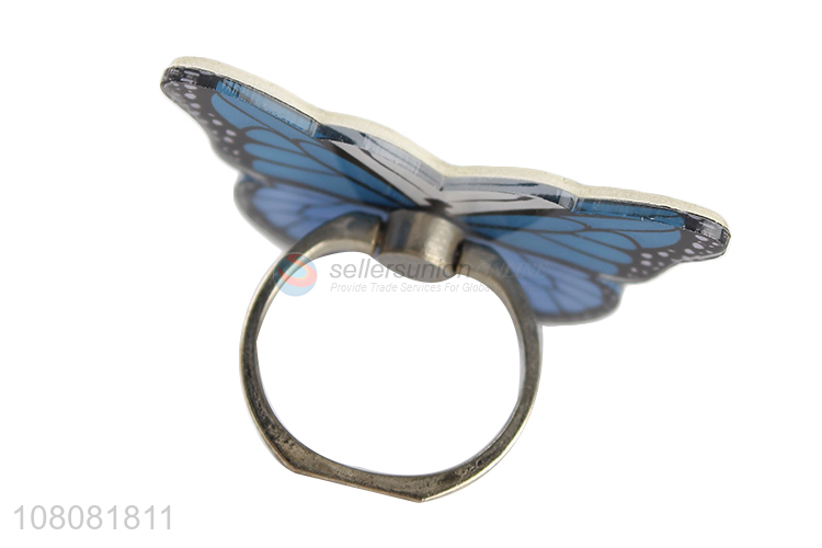 Best quality butterfly shape cellphone ring stand holder