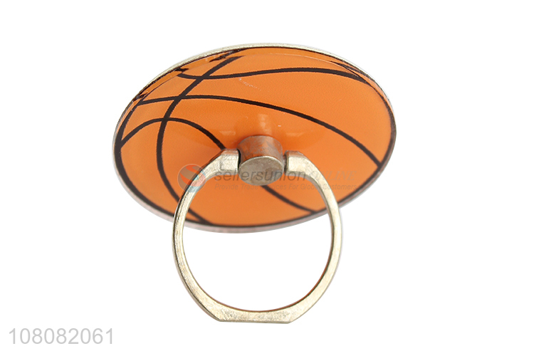 Yiwu factory basketball shape ring stand holder for cellphone