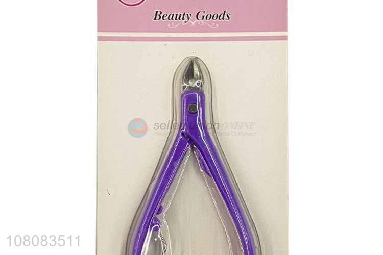 Best selling plastic cuticle nipper for beauty tools