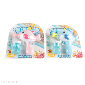 Cartoon Dolphin Inertial Bubble Gun Bubble Blowing Toy