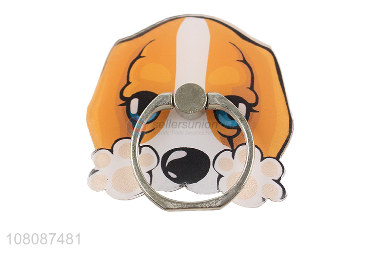 New arrival cartoon puppy acrylic cell phone ring holder