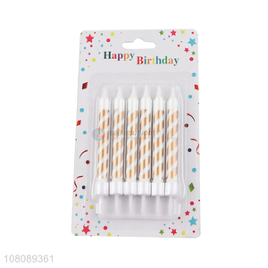 Good sale white birthday candles children party decoration candles