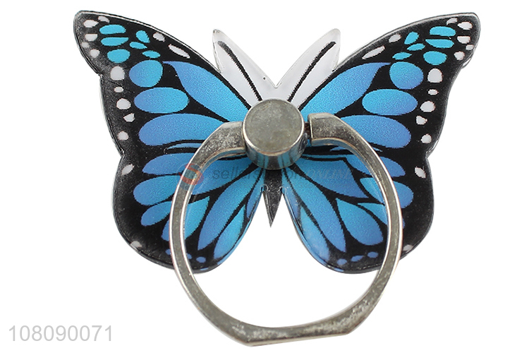 Factory wholesale butterfly desktop mobile phone ring holder