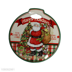 High quality insulated Christmas ceramic coffee coaster with cork back