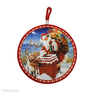 Recent desgin Christmas ceramic coaster cup mat household pot holder