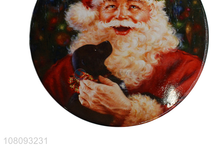 Factory supply Christmas ceramic cuo mug coaster ceramic drinks coaster