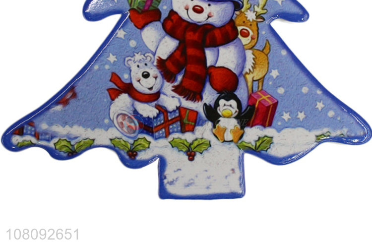 High quality creative ceramic Christmas coaster porcelain placemat