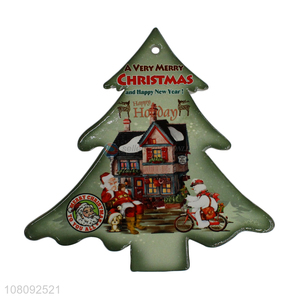 Best selling water-absorbent ceramic Christmas tree drinks coasters