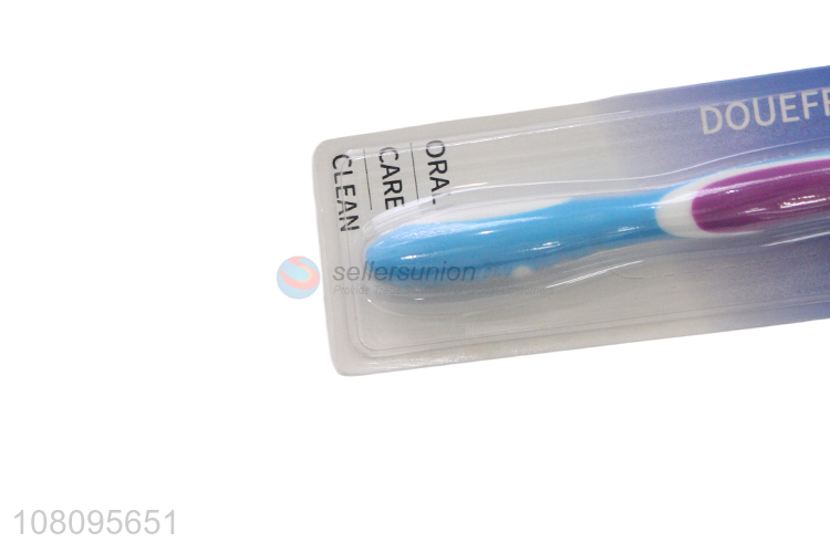 Most popular daily use toothbrush with plastic handle