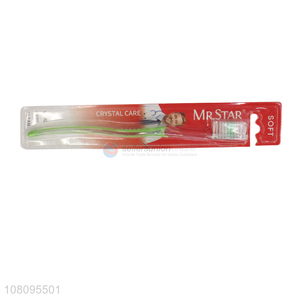 New arrival durable toothbrush with plastic handle