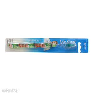 Popular products long handle soft adult toothbrush for sale