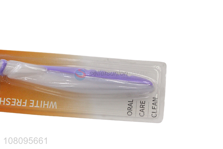 New products durable men women toothbrush with non-slip handle