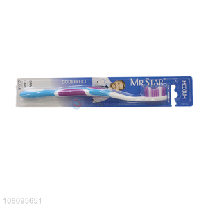 Most popular daily use toothbrush with plastic handle