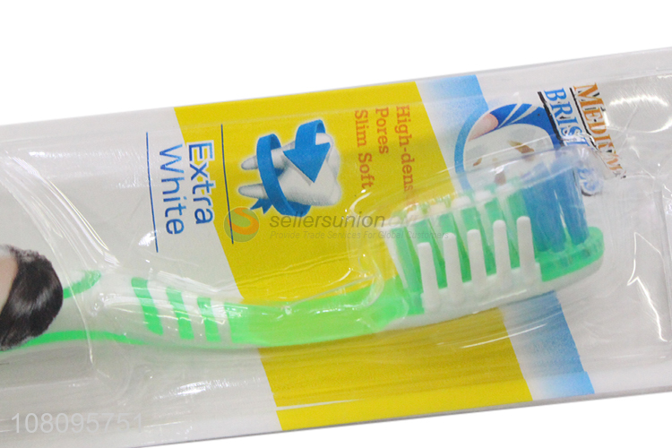 Good price durable tooth cleaning adult toothbrush wholesale