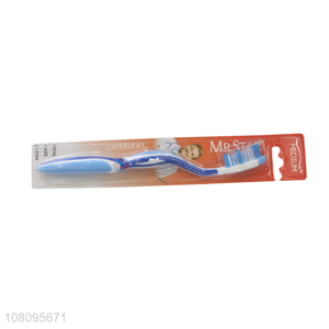 Good selling plastic handle adult soft toothbrush