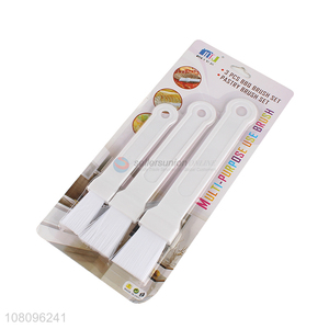 Good wholesale price white kitchen seasoning brush set