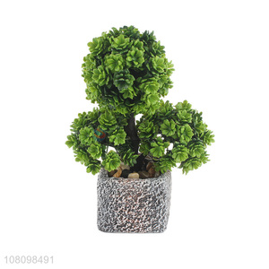 Wholesale Simulation Bonsai Artificial Potted Plant For Room Decoration