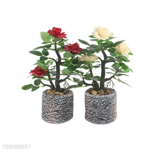 Fashion Simulation Potted Plant Decorative Artificial Bonsai For Sale