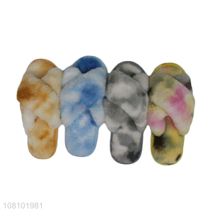 Factory direct sale warm comfortable indoor slippers for winter