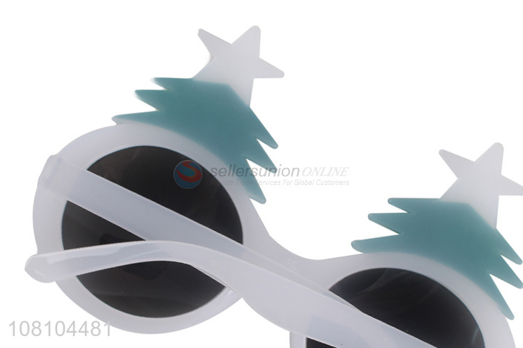 Yiwu market creative Christmas tree party sunglasses costume supplies