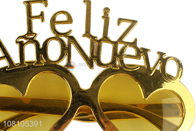 Wholesale gold letter party glasses sunglasses party decorations