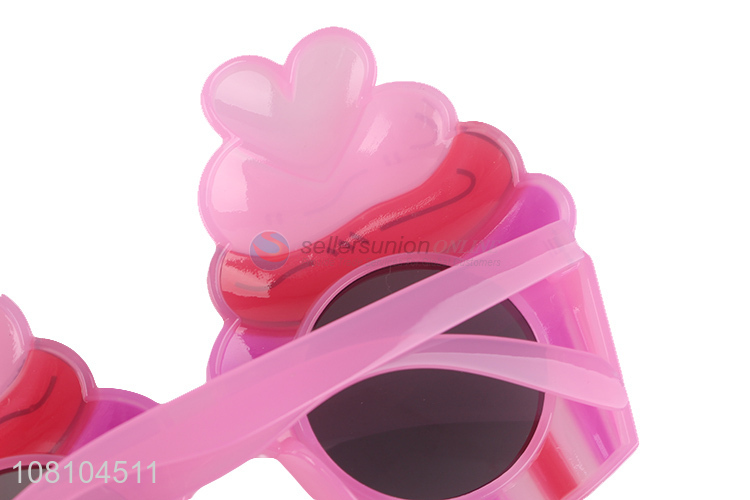 New arrival novelty ice cream party glasses fancy dress props