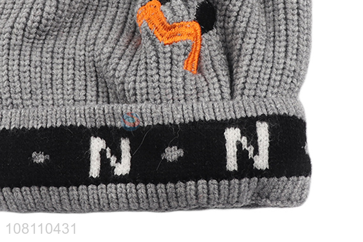 Wholesale from china children comfortable knit beanies for winter