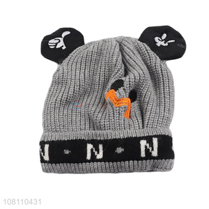 Wholesale from china children comfortable knit beanies for winter