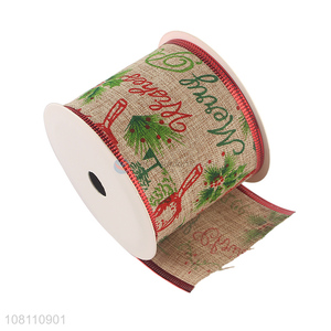 Wholesale Christmas Party Gift Wrapping Decoration Wide Ribbons